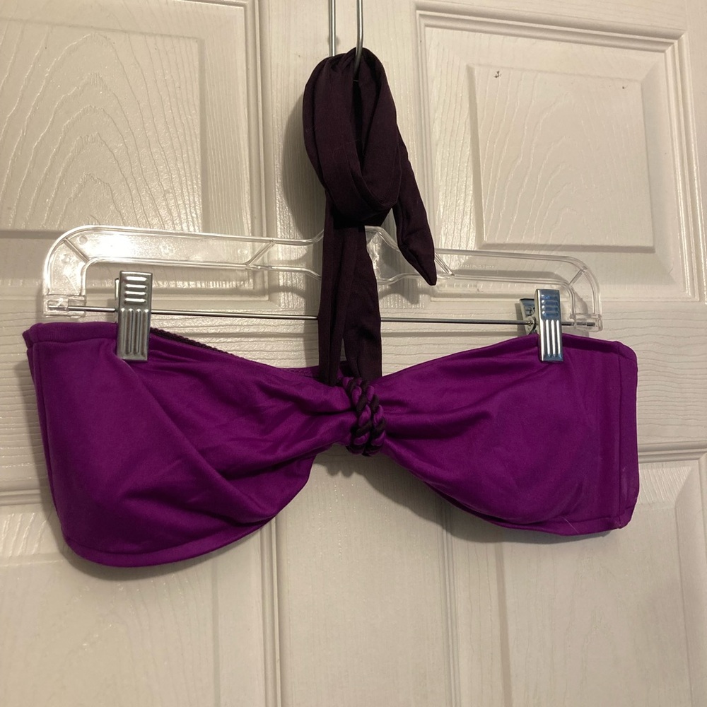 ⭐️⭐️ Mossimo purple bandeau bikini top